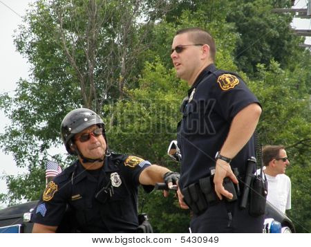 Motorrad Polizei