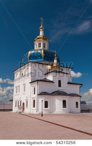 Church In Abalak Znamenski Monastery. Siberia. Russia