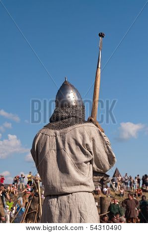 Unidentified Participant  At A Historical Reenactment Festival Held In Abalak, Siberia. Russia
