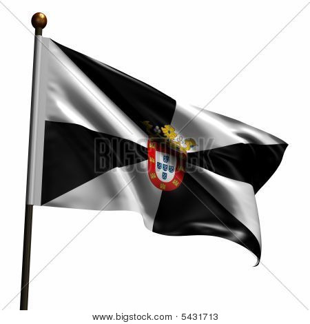 Hög upplösning flagga Ceuta