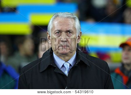 Head Coach Of Ukraine National Football Team Mikhail Fomenko