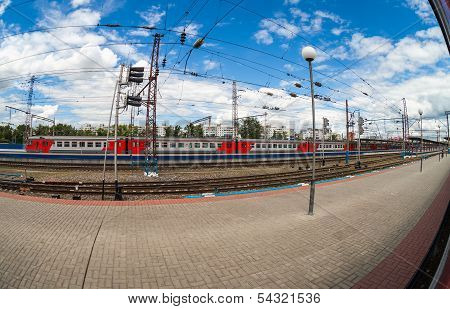 Nizhny Novgorod, Russia Platforms In Moskovsky Rail Terminal