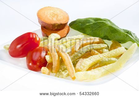 Potato Vegetable Stick Chips.