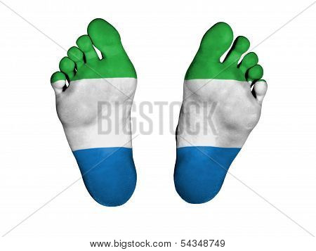 Feet With Flag