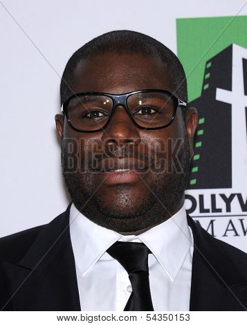 LOS ANGELES - OCT 21:  Steve McQueen arrives to Hollywood Film Awards Gala 2013  on October 21, 2013 in Beverly Hills, CA                
