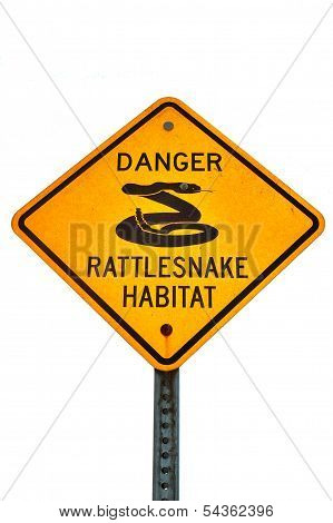 Rattlesnake Warning Sign