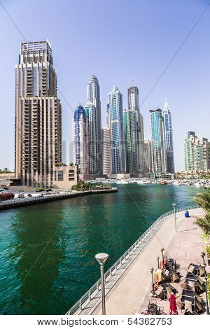 Dubai Marina Cityscape, Uae