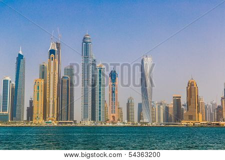 Dubai Marina Cityscape, Uae