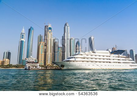 Dubai Marina Cityscape, Uae