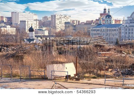 Zaryadye. Wasteland