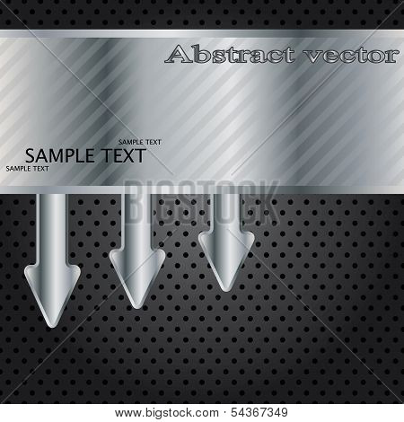 Metal Template With Texture.