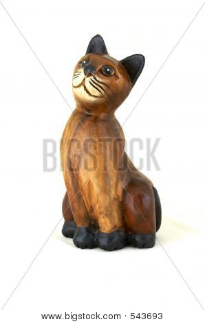 Wooden Cat