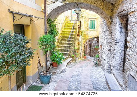 Old City Of Dolceacqua, Italy