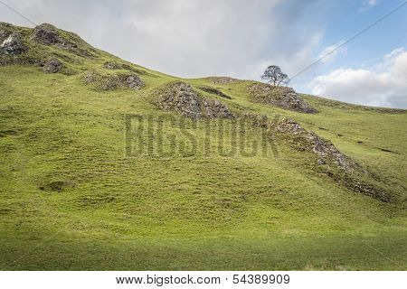 Views Of Winnats Pass In Derbyshire
