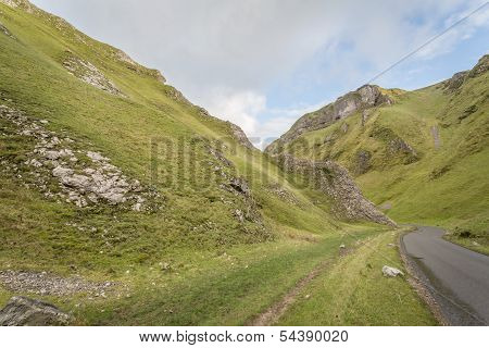 Views Of Winnats Pass In Derbyshire