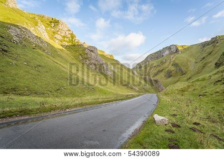 Views Of Winnats Pass In Derbyshire