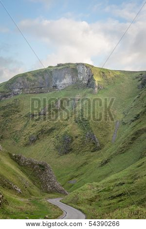 Views Of Winnats Pass In Derbyshire