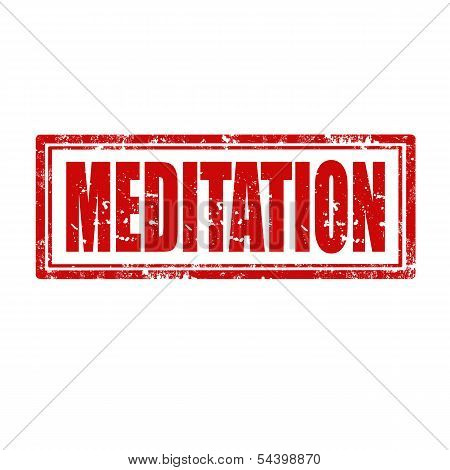Meditation-stamp