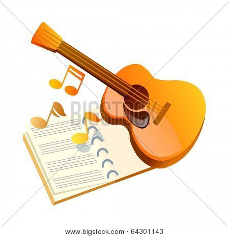 vector icon guitar