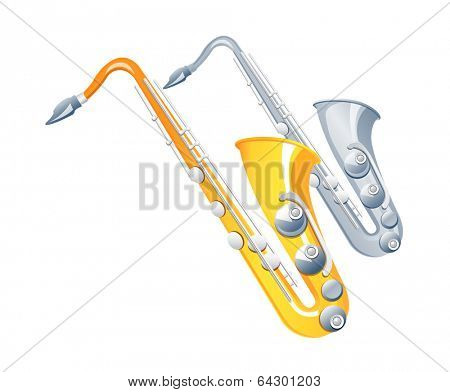 Vector icon saxophone