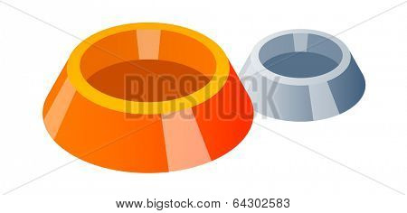 vector icon dog dish