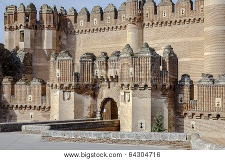 Coca Castle, Castillo De Coca In Segovia Province