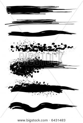 Paint splash brush