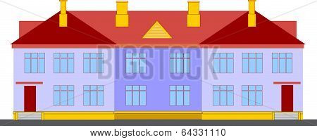 Economical duplex house.