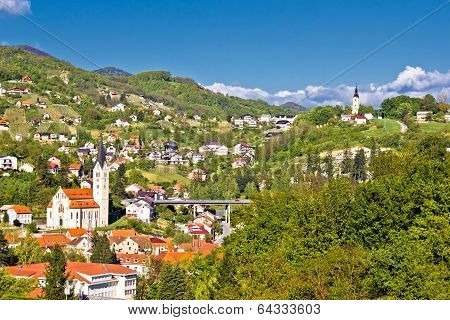 Beautiful Green Landscape Of Krapina