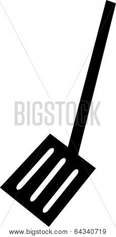 Vector illustration of a fritter utensil