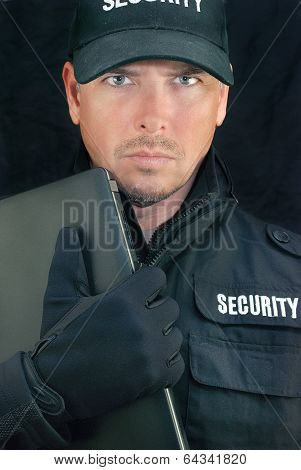 Security Holds Laptop
