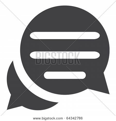 stock illustration - chat icon