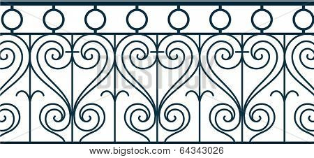 Vector illustration of veranda