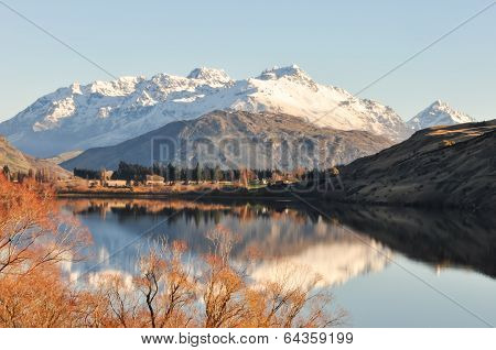 Lake Hayes At New Zealand