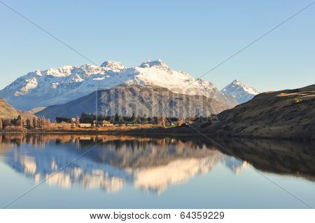 Lake Hayes At New Zealand