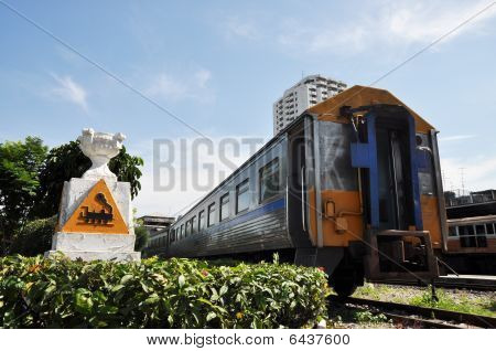 Treno ancoraggio simbolo giardino