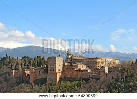 The Alhambra In Granda, Spain