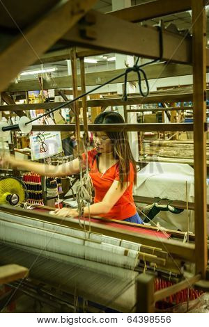 Silk factory