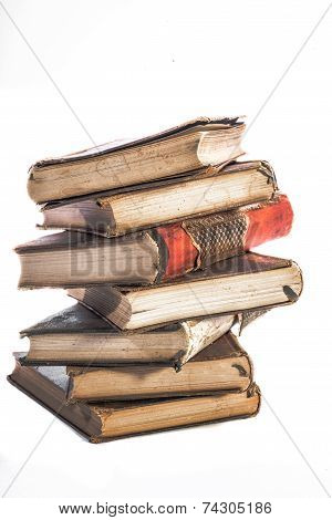 Old Books stacked