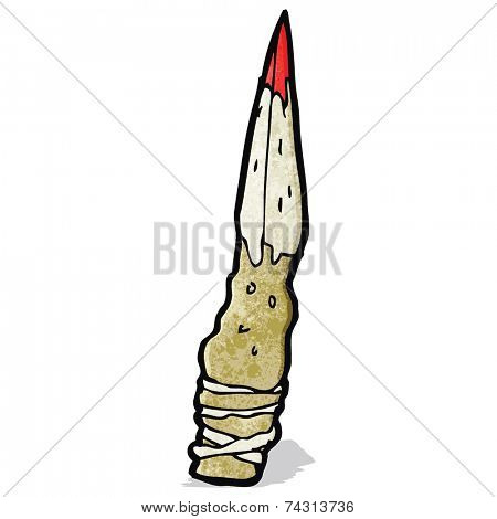 cartoon vampire stake