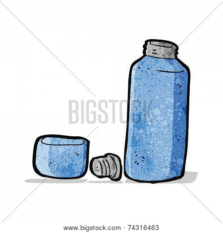 cartoon vacuum flask