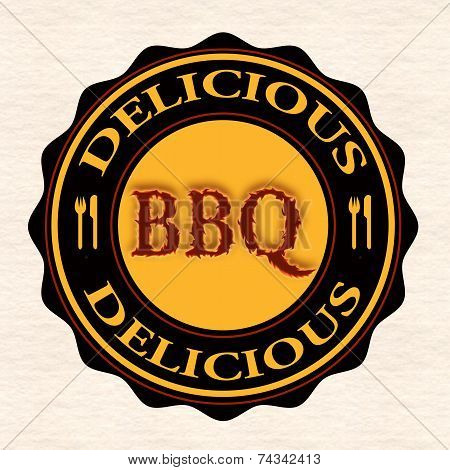 Delicious Bbq Stamp