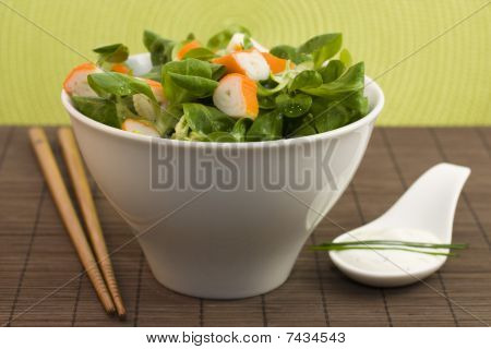 Sałatka z Surimi i Tzatziki