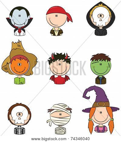 Halloween Character Avatars