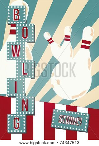 bowling poster