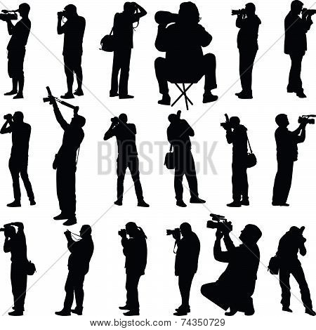 Photographer vector