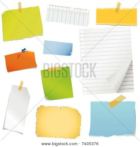 note paper vector