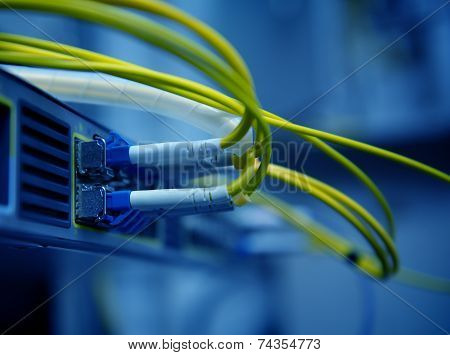 Network Optical Fiber Cables And Hub