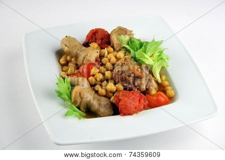 Chicken Legs With Vehetables