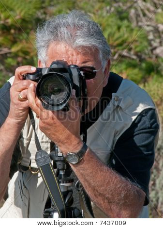 Fotograf att fotograferas